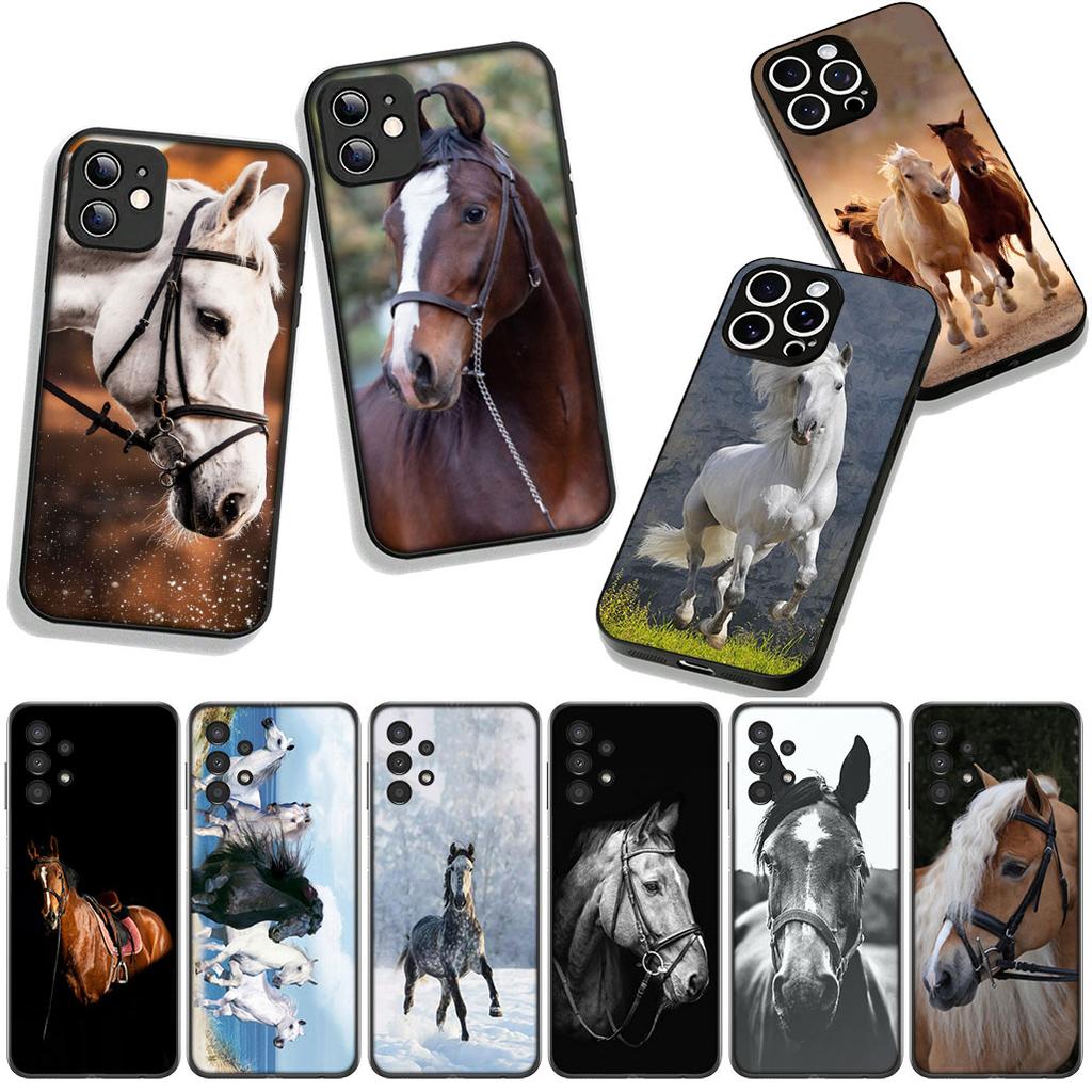 Phone Cover Running Wild Horse Casing for Apple iPhone 17 16 11 Pro XS Max XR 6 7 8 Plus + 16E SE 2020 Air 5 8+ Case