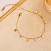 Stylish Titanium Steel Heart Anklet for Women – Durable, Versatile Beach Foot Chain