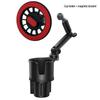 Magnetic Car Center Console Phone & Cup Holder Combo