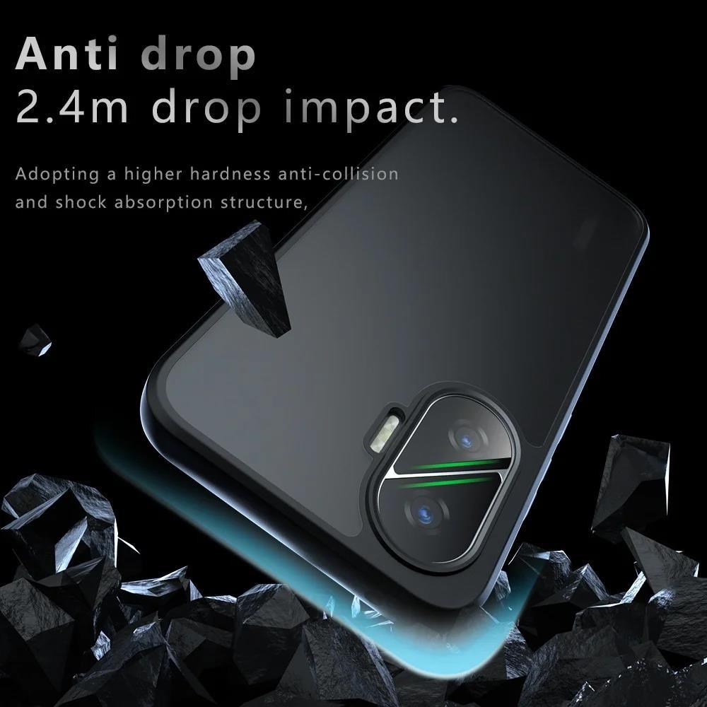 For Poco F7 Case Redmi Turbo 4 Pro Cover Funda Coque Hard Transparent Soft TPU Edge Shockproof Back Bumper Poco F7