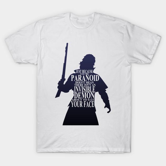 

Men Black Print T-shirt Invisible Demons No-Cut Transfer Paper Print Cotton Tshirt XL білий