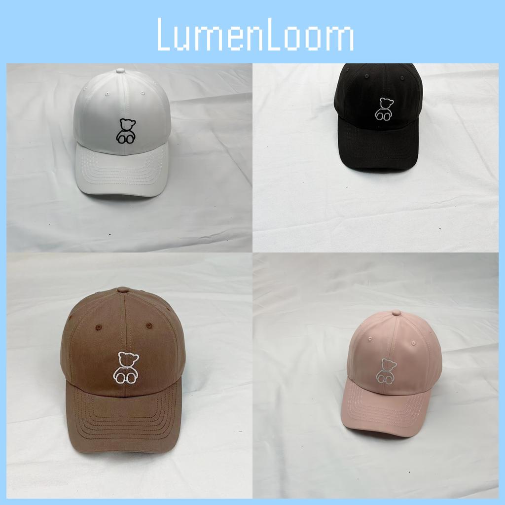 Embroidery Duck Bear Cap Encircle Female Curved Eaves Outdoor Breathable Shade