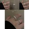 Elegant Geometric Copper Ring For Women Adjustable Size Trendy Couple's Accessory