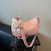 High-end small bag women's summer new fashion niche messenger bag one shoulder underarm dumpling bag