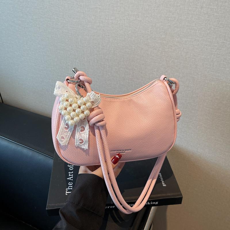 High-end small bag women's summer new fashion niche messenger bag one shoulder underarm dumpling bag