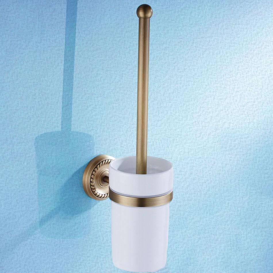 

Матовый черный держатель для туалетной щетки, латунный настенный держатель для ванной комнаты, круглая керамическая чашка для туалета, полка для щетки