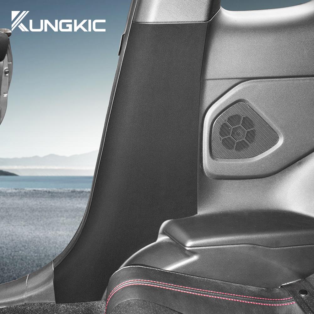 KUNGKIC For Subaru BRZ Toyota GR86 2025 2025 2025 2025 2025 LHD RHD Suede B-pillar Sticker Pad Protect Interior Trim Accessories