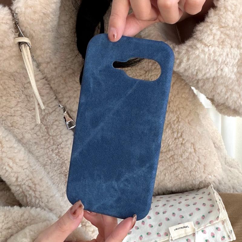 Retro Vintage Cowboy Fabric Case For Google Pixel 10 10A 9 Pro XL 9A 8 8A 7 7A Shockproof Jeans Hard Bumper Armor Phone Cover