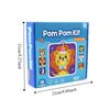 Handgemachtes Material Tier-Pompom Kunst-Set Pädagogisches Pompom Bastelspielzeug Kreatives Spiel