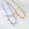New Geometry Sea Star Conch Simulated-pearl Shell Tail Tassel Bracelet Necklace Women's Fashion Versatile Ocean Style Jewelry