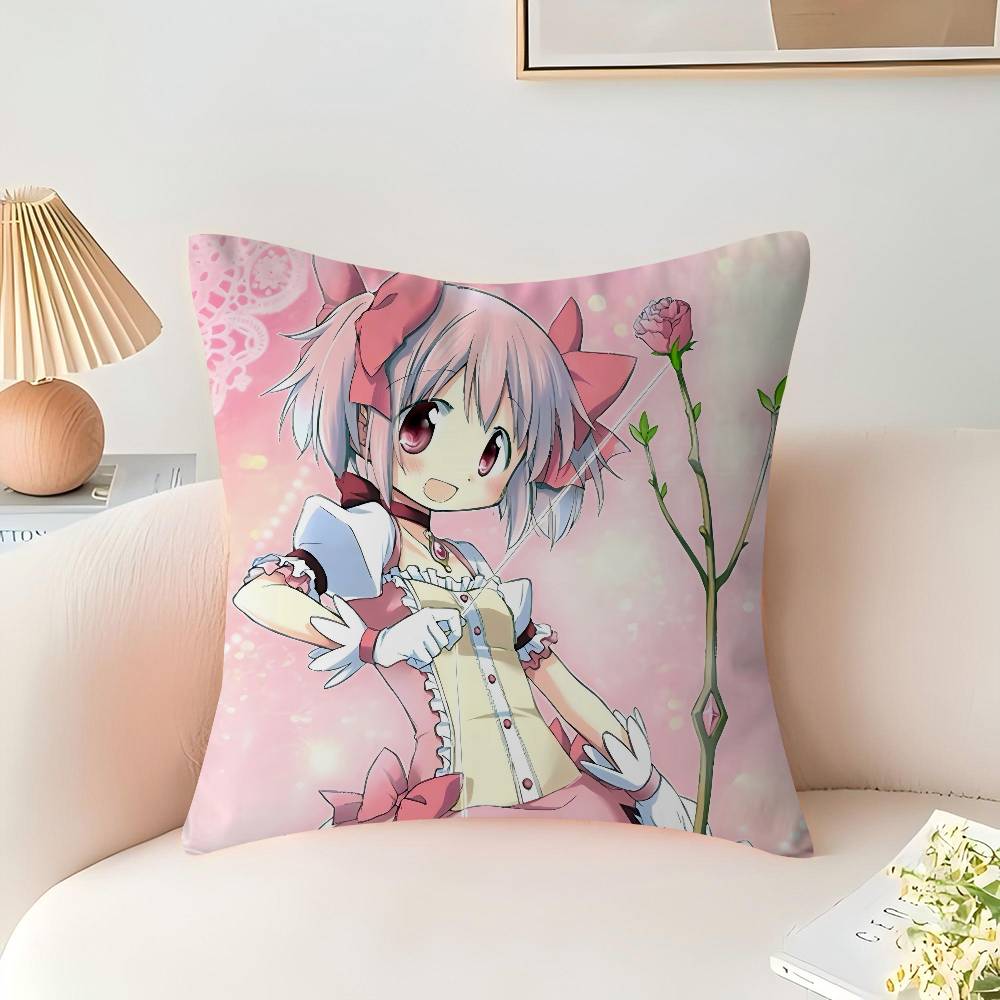Puella Magi Madoka Magica Cushion Cover Pillow Cover Decor Pillowcase Printed Cushion Case For Couch