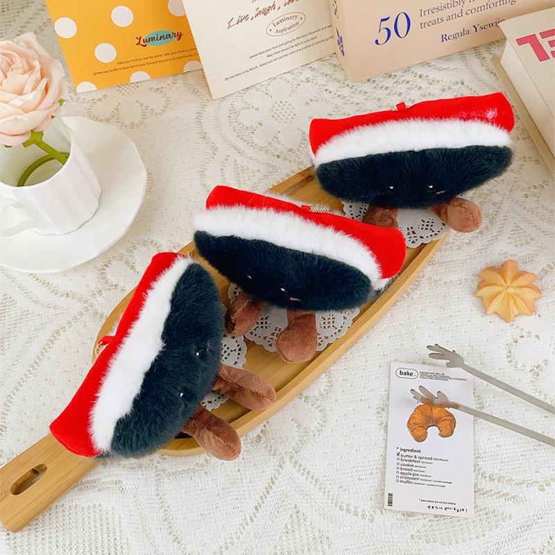 Creative Cartoon  Dog Plush Keychain Cute Stuffed Doll Keyring Bag Pendant Backpack Hanging Decoration Lovely Gifts