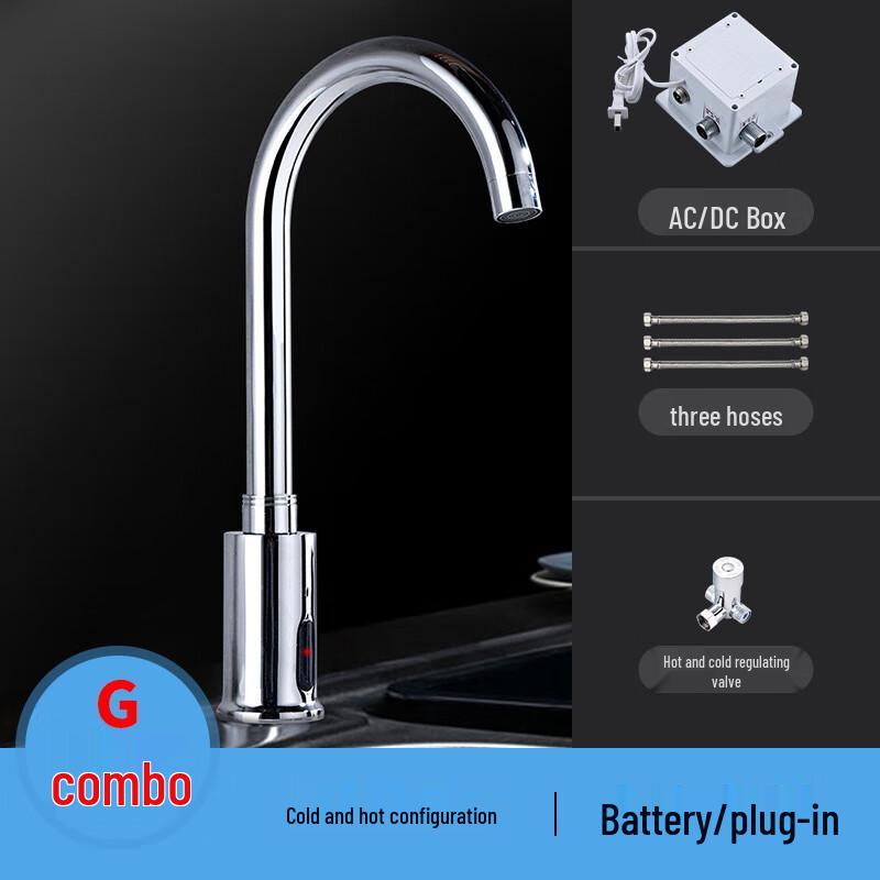 CHZJYITE Automatic Sensor Deck-Mounted Basin Faucet