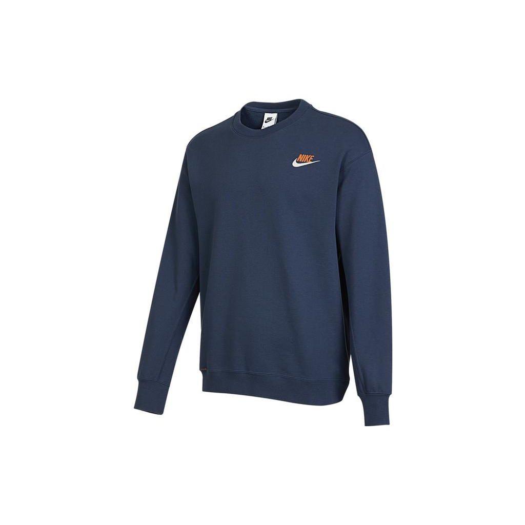 Nike Sweatshirts Men's Blue Crew Neck Moderate Regular DR7834-437