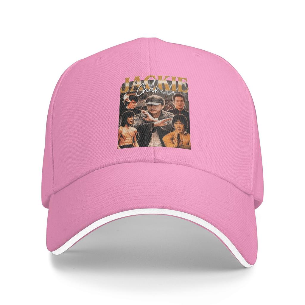 Jackie Kungfu Martial Arts Sun Baseball Cap Summer Unisex Women  Trucker Hat Sunscreen Fitted Retro Outdoor Sports Snapback Cap