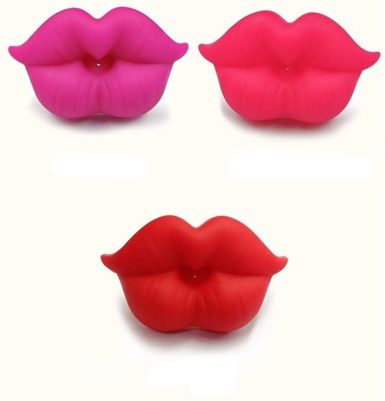 Nuevo Chupete para Bebé Labios Rojos Beso Chupones Divertidos Silicona Tetinas de Bebé Mordedor Calmantes Chupones