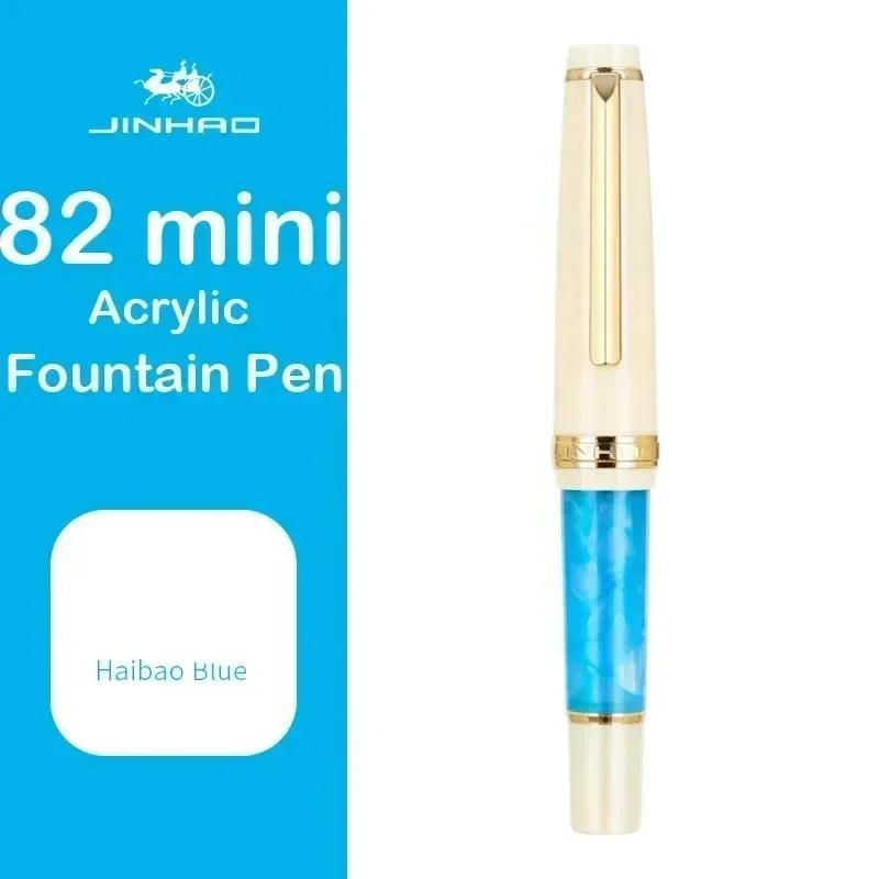 JINHAO 82 Mini Cute Short Portable Fountain Pen Calligraphy Practice Writing Business Pen Office School Supplies Stationery