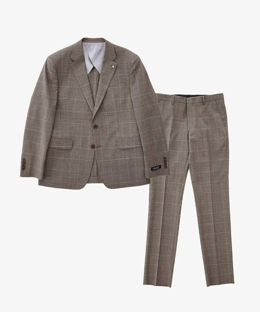 Stco [Summer Suit] 30% Extra Fine Wool Summer Suit Set_Beige Check (Classic Fit)_Ssjub55Set