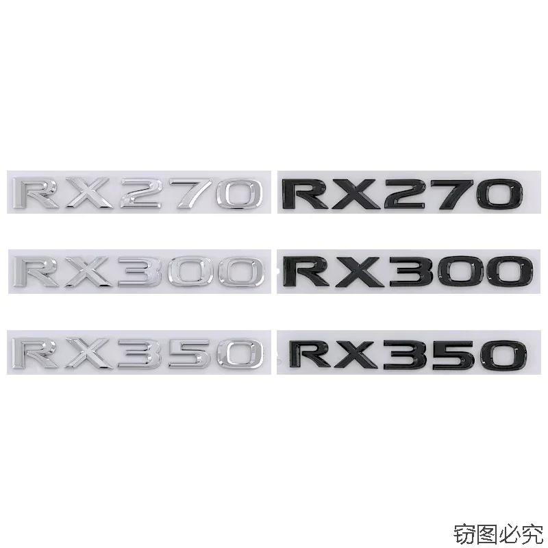 DFW5 ABS Car Body Badge Rear Trunk Sticker Letter Decal for Lexus RX270 RX300 RX350 Emblem Exterior Decoration