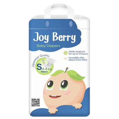 Diapers S 4–8kg 56pcs 