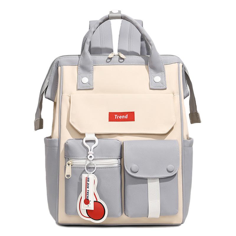Schoolbag Mi Bag Multifunctional Maternal and Infant Bag Portable Multipurpose Large Capacity Fashion Mom Bag Travel with Baby Maternity Bag