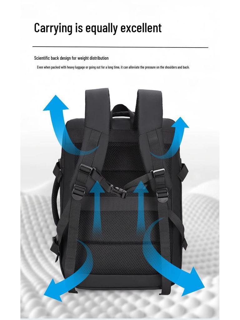 New Expandable Men's Casual & Business Laptop Backpack for Short Trips