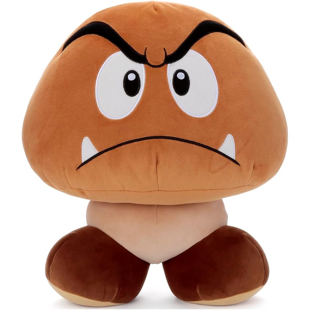 Takaratomy A.R.T.S Super Mario Mocchi-Mocchi GameStyle Goomba Plush Toy Height 37cm