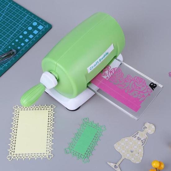 Plastic DIY Paper Cutting Embossing Machine Album Card Scrapbook Cutter Tool