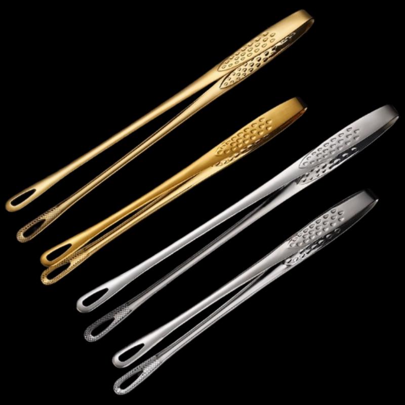 Stainless Steel Sushi & BBQ Food Tongs