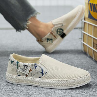 Jugend Freizeit Ein-Pedal Cord Canvas Atmungsaktive Board Schuhe Sport Trend Herrenschuhe