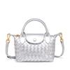 Woven Handbag Women's Fashion Small Square Bag High-end Shoulder Messenger Bag Trendy Versatile Dumpling Bag