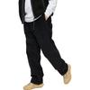 Levis Solid Color Mid Waist Casual Pants Men Bottoms Black LVS-A0968-0001
