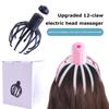 Head Massager Neck Massage Octopus Scalp Stress Relax Healing rechargeable PVC Health Care Tool Body Head Massage Beauty Tool