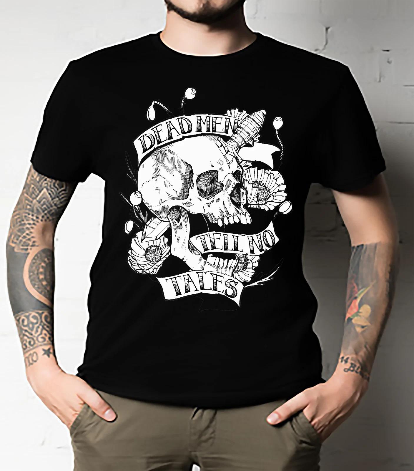 Men s and Women s T-shirts Dead Men Tell No Tales Classic XXXL