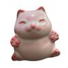 Cat Figurine Ceramic Tea Pet Keepsake for Indoor