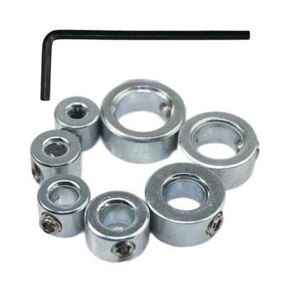 7-teilige Tiefenbegrenzer-Kragen Stopper für Bohrer Hohe Haltbarkeit Kohlenstoffstahl-Konstruktion 3 mm bis 12 mm Größen