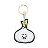 Leather Fruit Key Chain Anti-lost Access Card Holder Cute Bag Pendant  Bag Charm