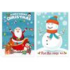 Pin the Hat On Santa Christmas Party Games for Kid Outdoor Indoor Activity Theme Party Supplies Wall Decorations