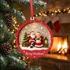 Flowing Snow Christmas Tree Ornaments Santa Claus Christmas Decorations  New Year