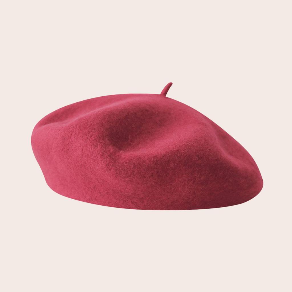 Autumn & Winter Wool Beret: Thick, Fashionable, Versatile & Warm