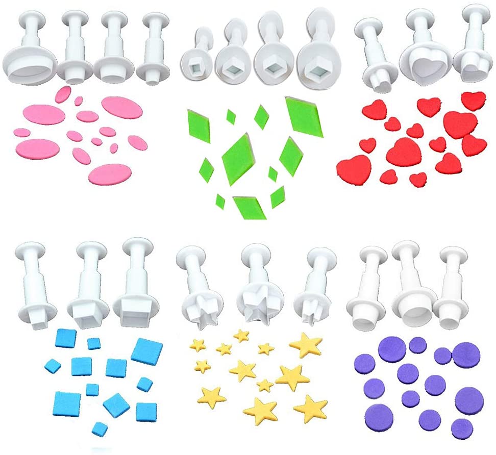 Mini frezy do gliny polimerowej serce/kwadrat/owalny/okrągły/gwiazda projektant diy kolczyk narzędzia do cięcia gliny geometryczne serce formy