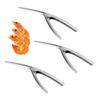 PULABO Stainless Steel Portable Shrimp Peeler/Sheller, Creative Kitchen Utensil for Easy Peeling and Shrimp Meat Removal (1 Pack)