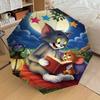 1PC Warner Tom and Jerry Automatic Open/Close Umbrella with Windproof, 56-Rib Sturdy Canopy, Durable Ribs1273A