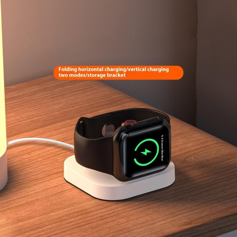 Power Adapter Charger Dock Bracket Base Rack Suitable for Watch Smartwatch Magnetic Charging Station Platform Travel Use
