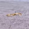 Genuine Peridot Ring Minimalist Design  August Birthstone Ring Unique Ring Set for Her Peridot Handmade Stacking Ring 14K Gold Ring
