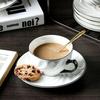 European Luxury Ceramic Coffee Cup & Saucer Set