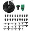 Aug. 1 Set Water Misting Cooling System Mist Sprinkler Nozzle Garden Patio Greenhouse Plants Spray Fog Hose Watering Kit 10M