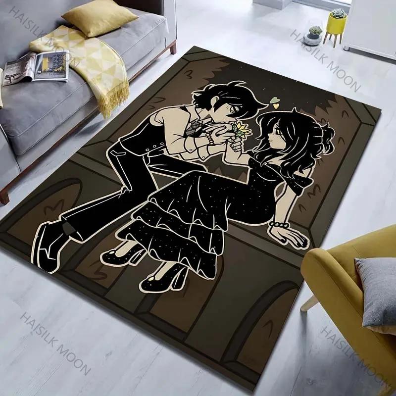 

1PC The Coffin of Andy and Leyley Printed Carpet for Living Room Bedroom Sofa Home Decor Non-slip Floor Mat Machine Wash 40cm x 60cm