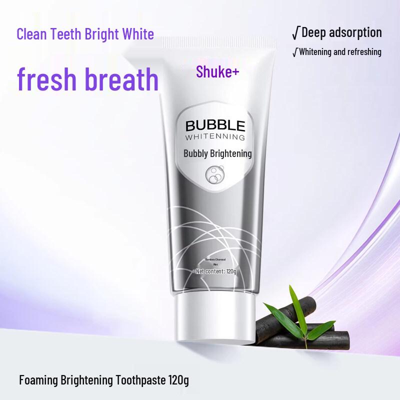 Shuke Bamboo Charcoal Mint Whitening Toothpaste