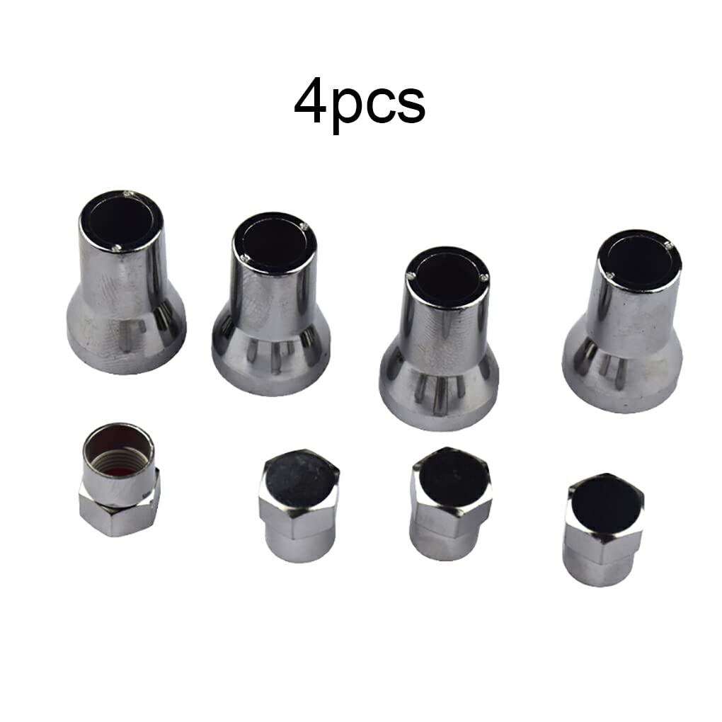 Generic Tire Cap, Simple Design, Replacement Parts, Car Supplies, Valve Stem (Black)